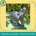 Elefante con Buda Plateado